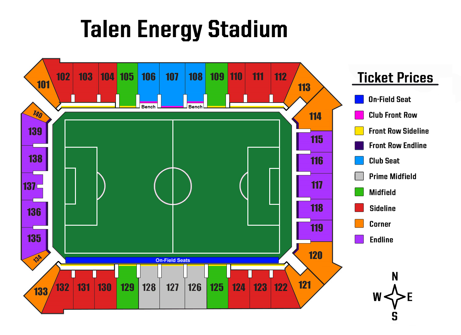 Talen Energy Stadium buy tickets : tickets for sport events